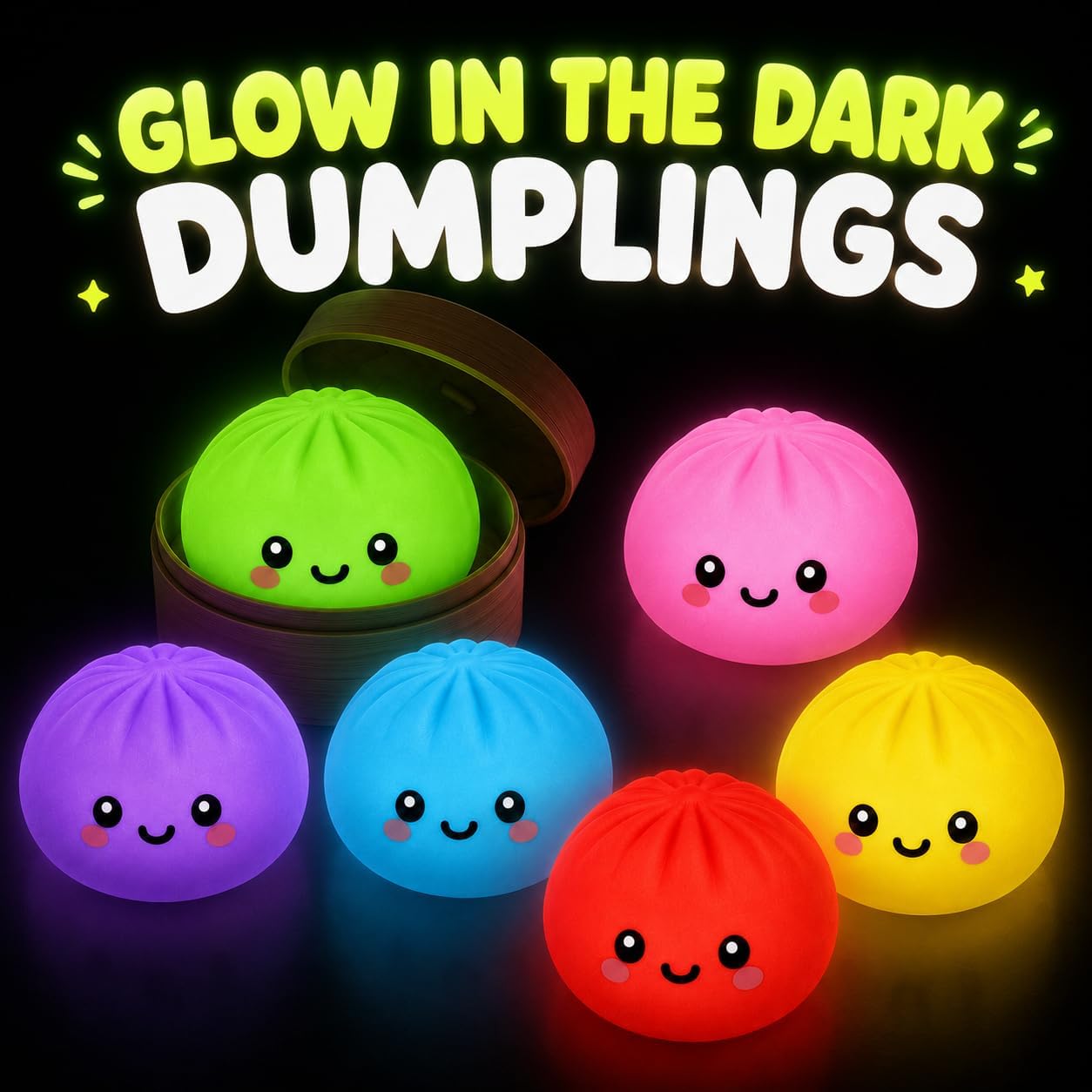 8.5cm Glow Up Dumpling Toy