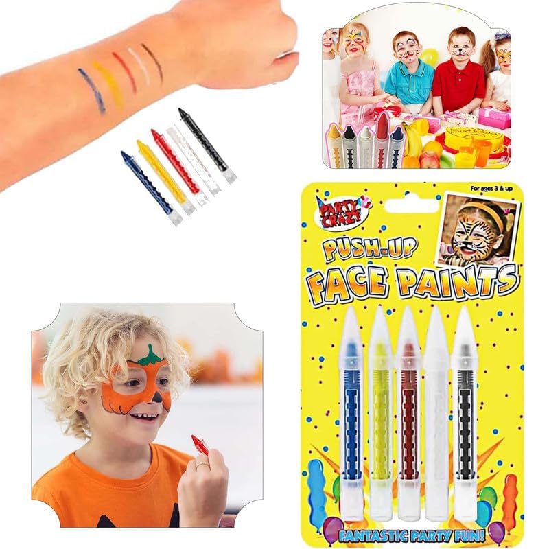 Kids Push-Up Face Paint Wax Crayons