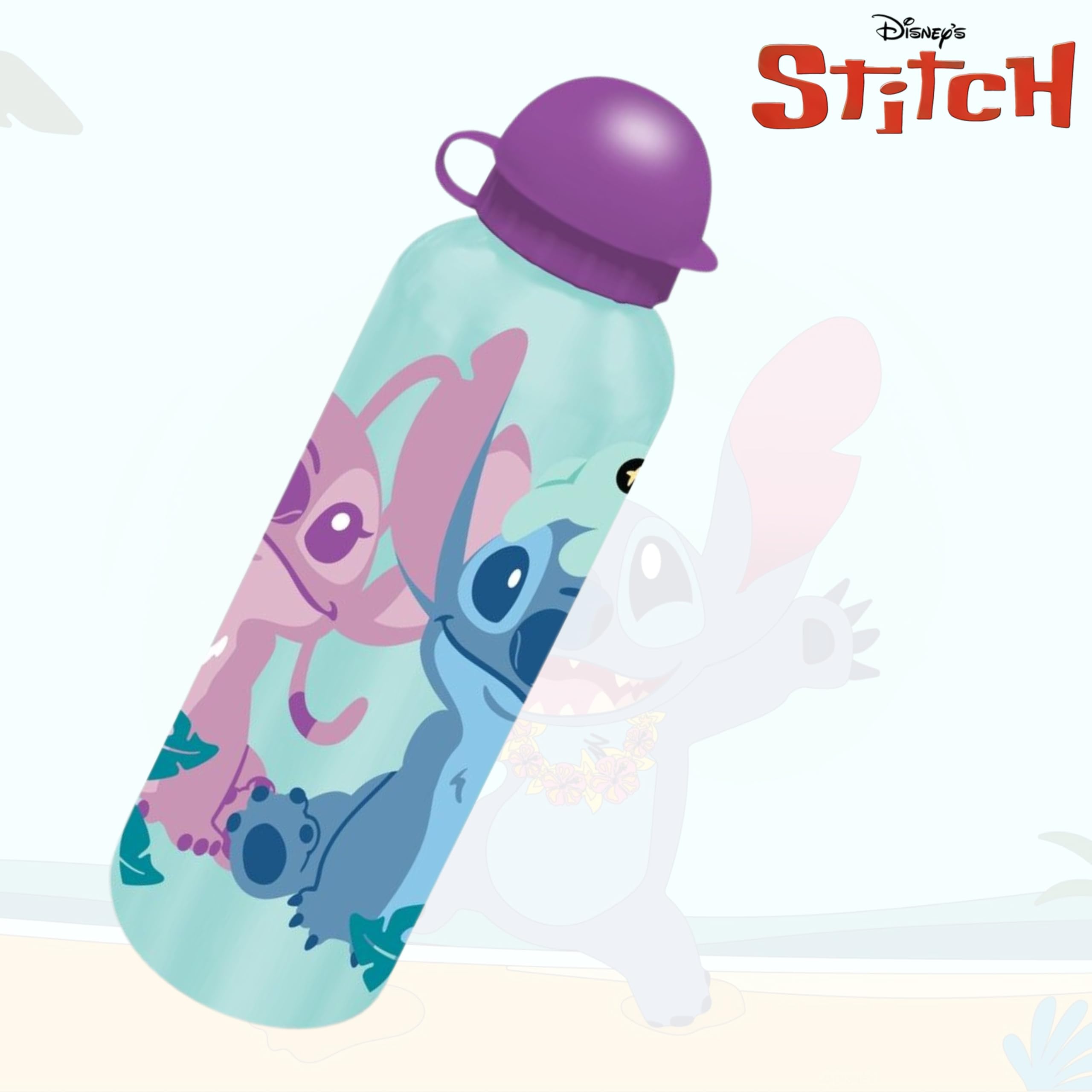 Disney Stitch Aluminium Water Bottle 500ml