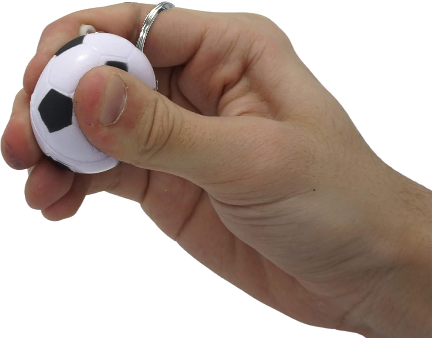 9cm Foam Sports Ball Keyring