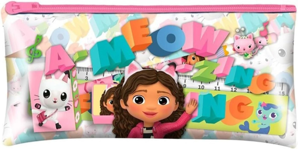 Gabby's Dollhouse Kids Licensed 5 Piece Stationery Set with Pencil Case – view 2