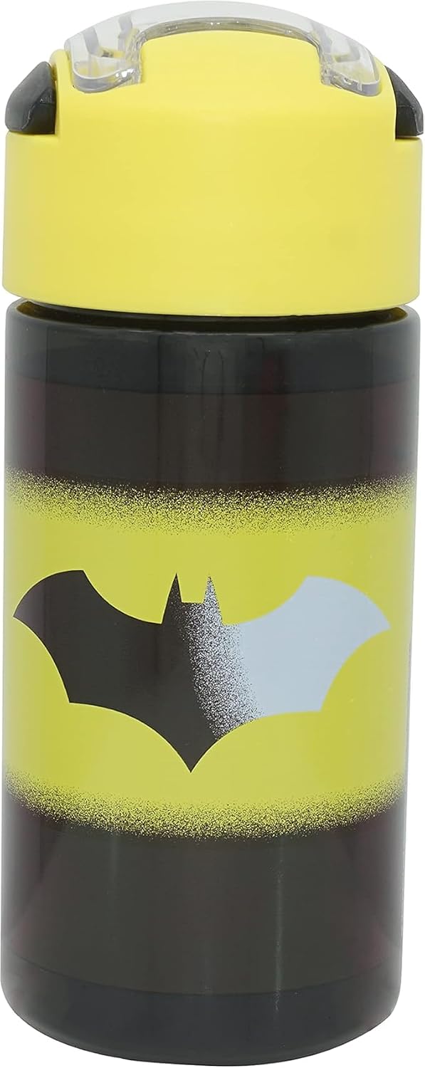 Batman Kids Licensed Flip Up Straw Supra Water Bottle 532ML – view 3