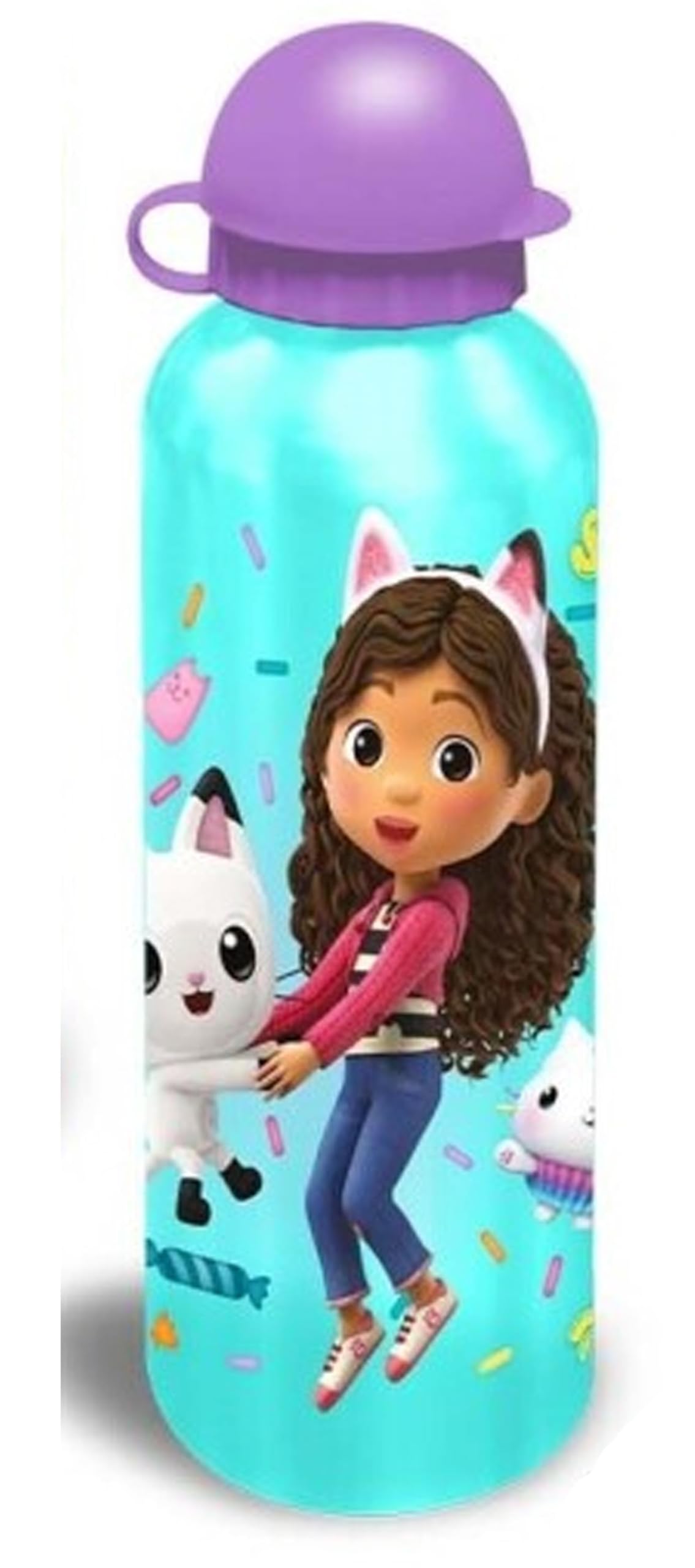 Gabbys Dollhouse Aluminium Water Bottle 500ml