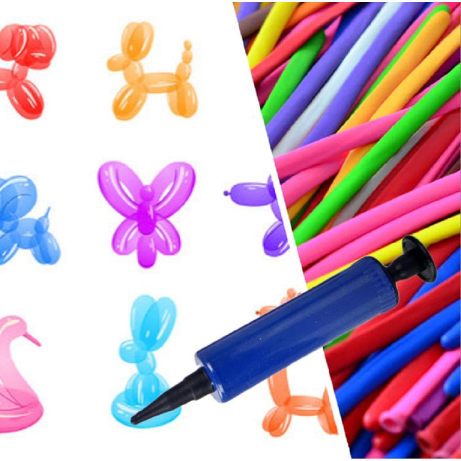 30Pcs Random Modelling Balloons Pump