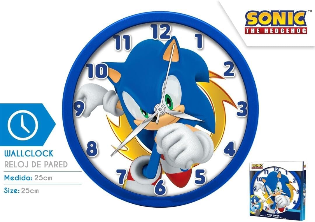 Children Modern Wall Clock Battery Operated, Wall Decor Gift for Kids