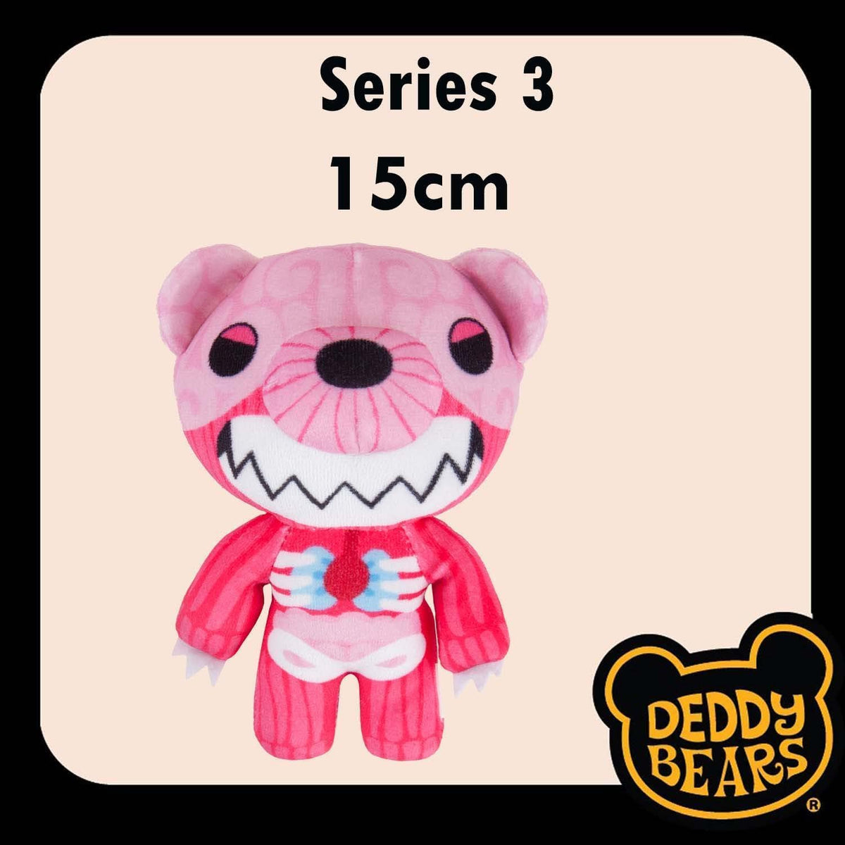 Gutsybear Halloween Plush Deddy Bears Coffin - 15cm Series 3