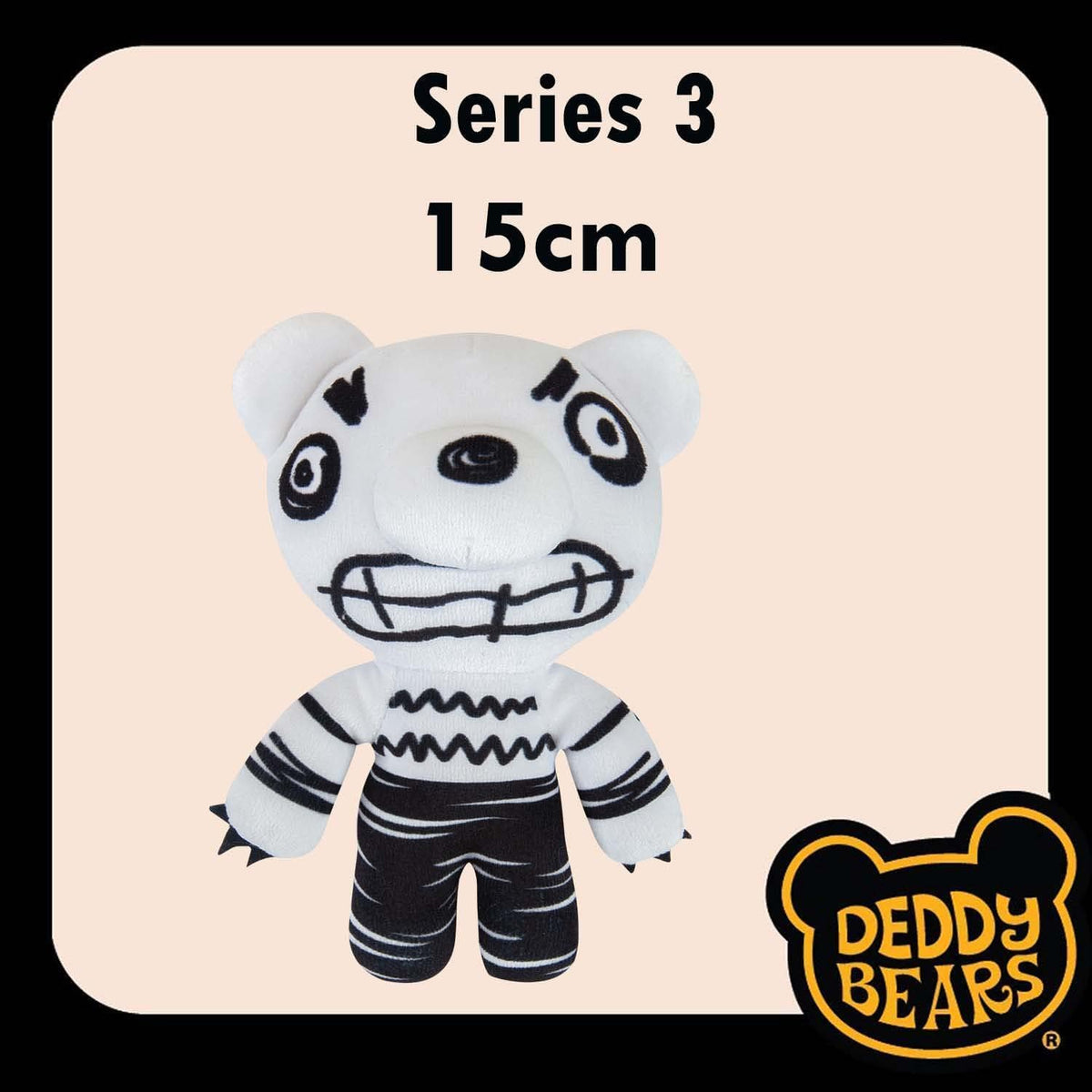 Doodlebear Halloween Plush Deddy Bears Coffin - 15cm Series 3