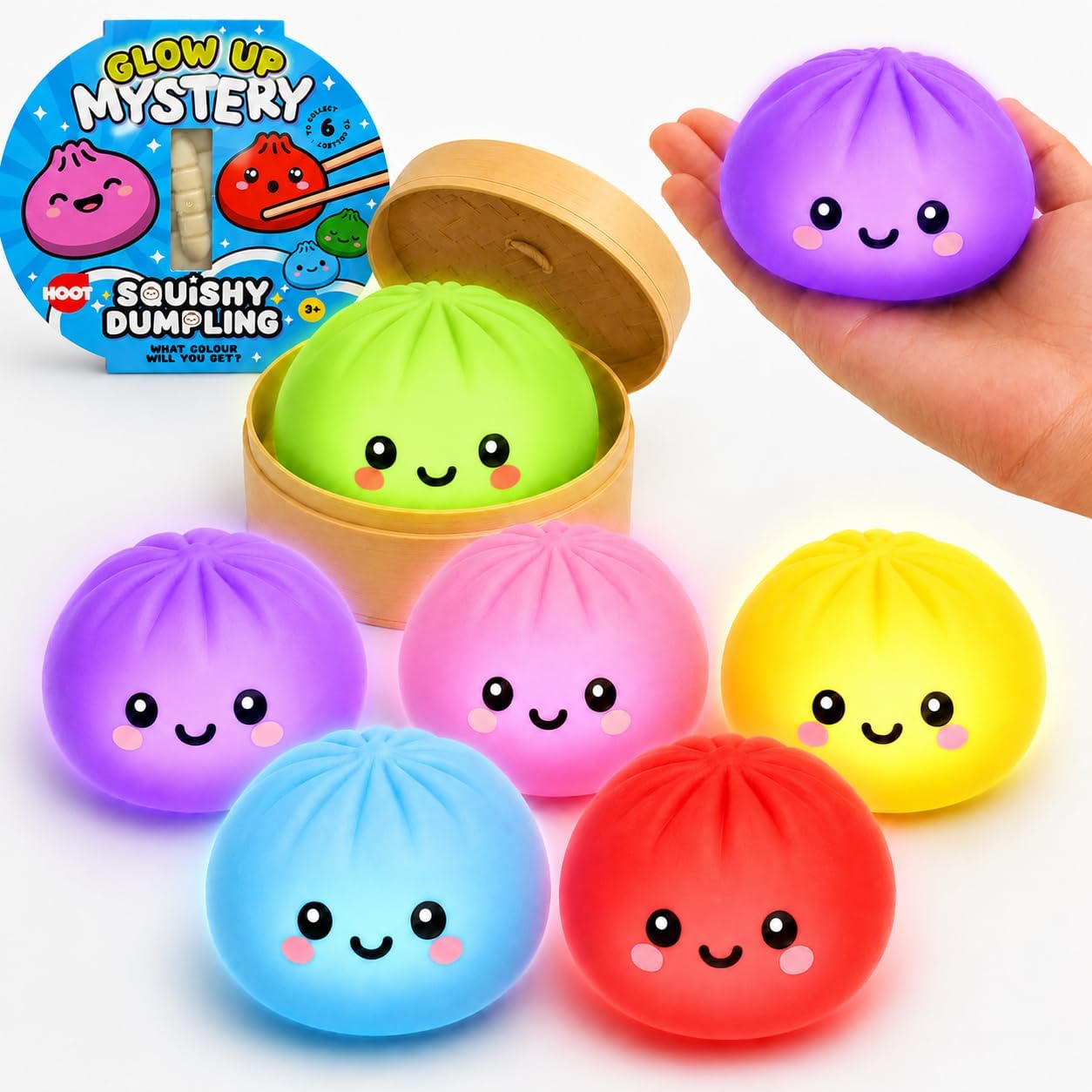 8.5cm Glow Up Dumpling Toy