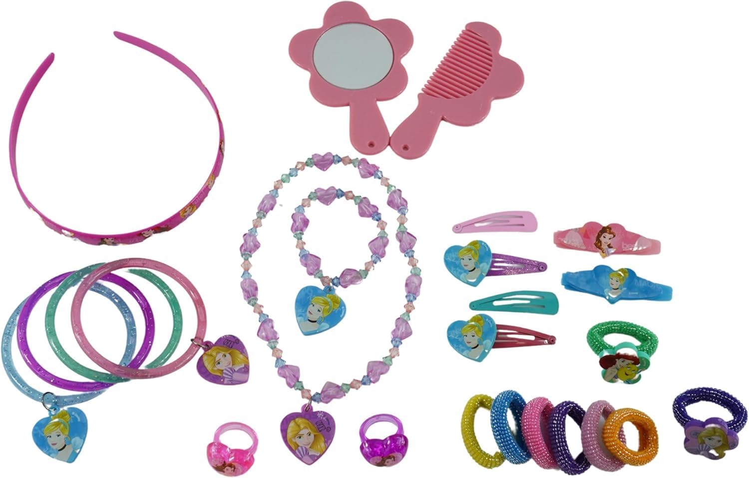 Disney Girls Hair Accessories Set