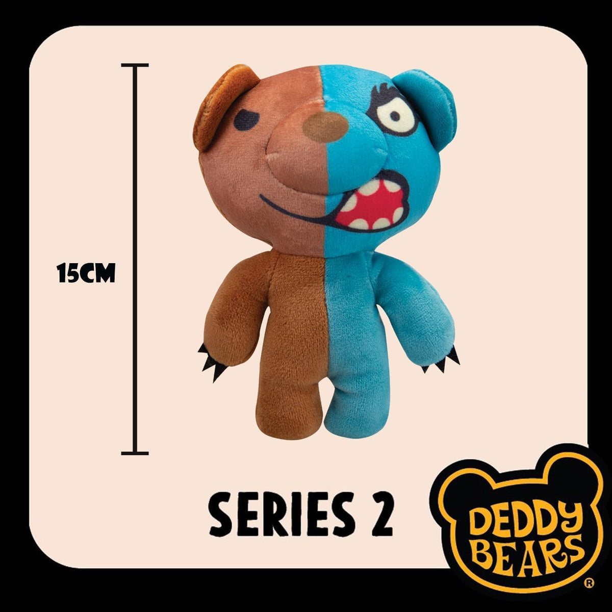 Two-Fur Halloween Plush Deddy Bears Coffin - 15cm Series 2