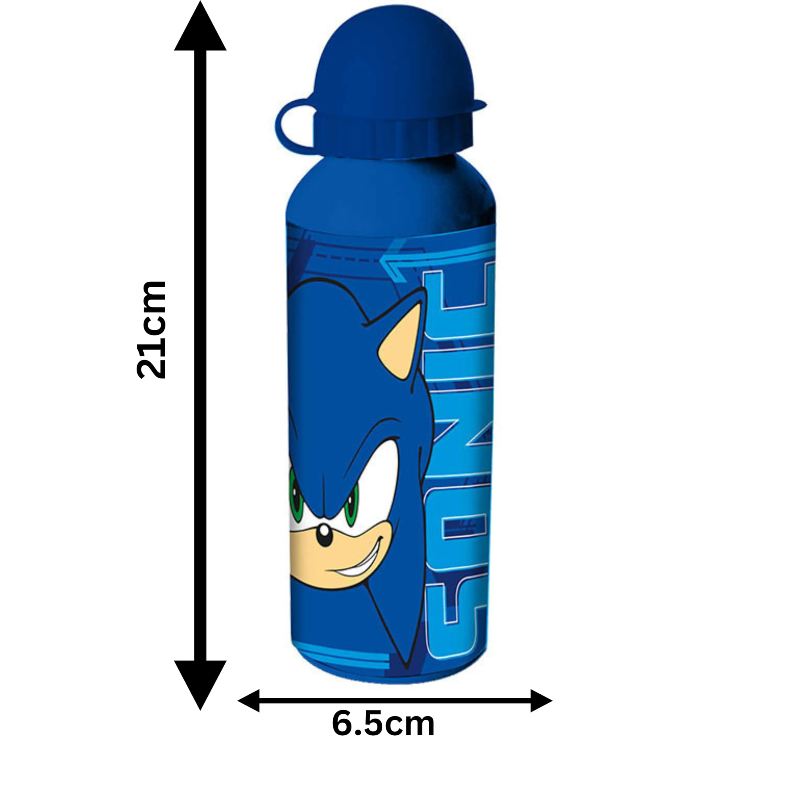 500ml Aluminium Water Bottle Sonic- (Yellow)
