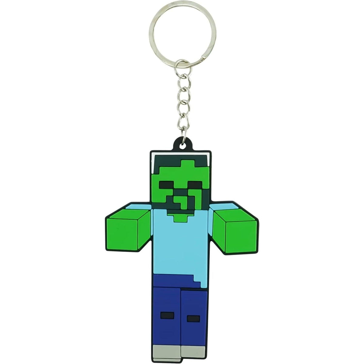 Zombie Kids Licensed Soft PVC Minecraft Key Chain – view 2