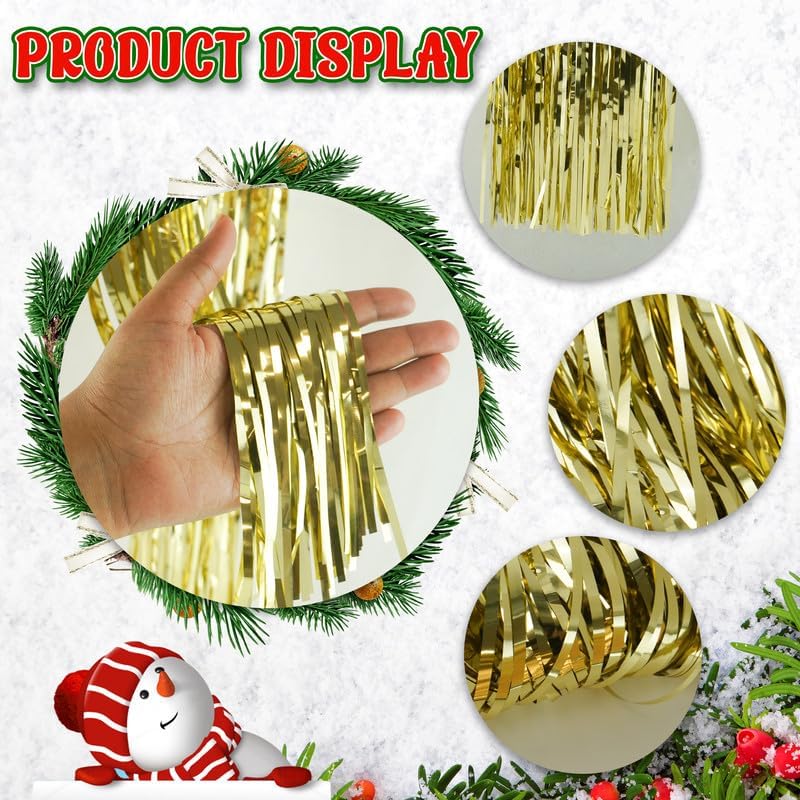 Lametta Tinsel Curtain for Christmas Decorations 50cm