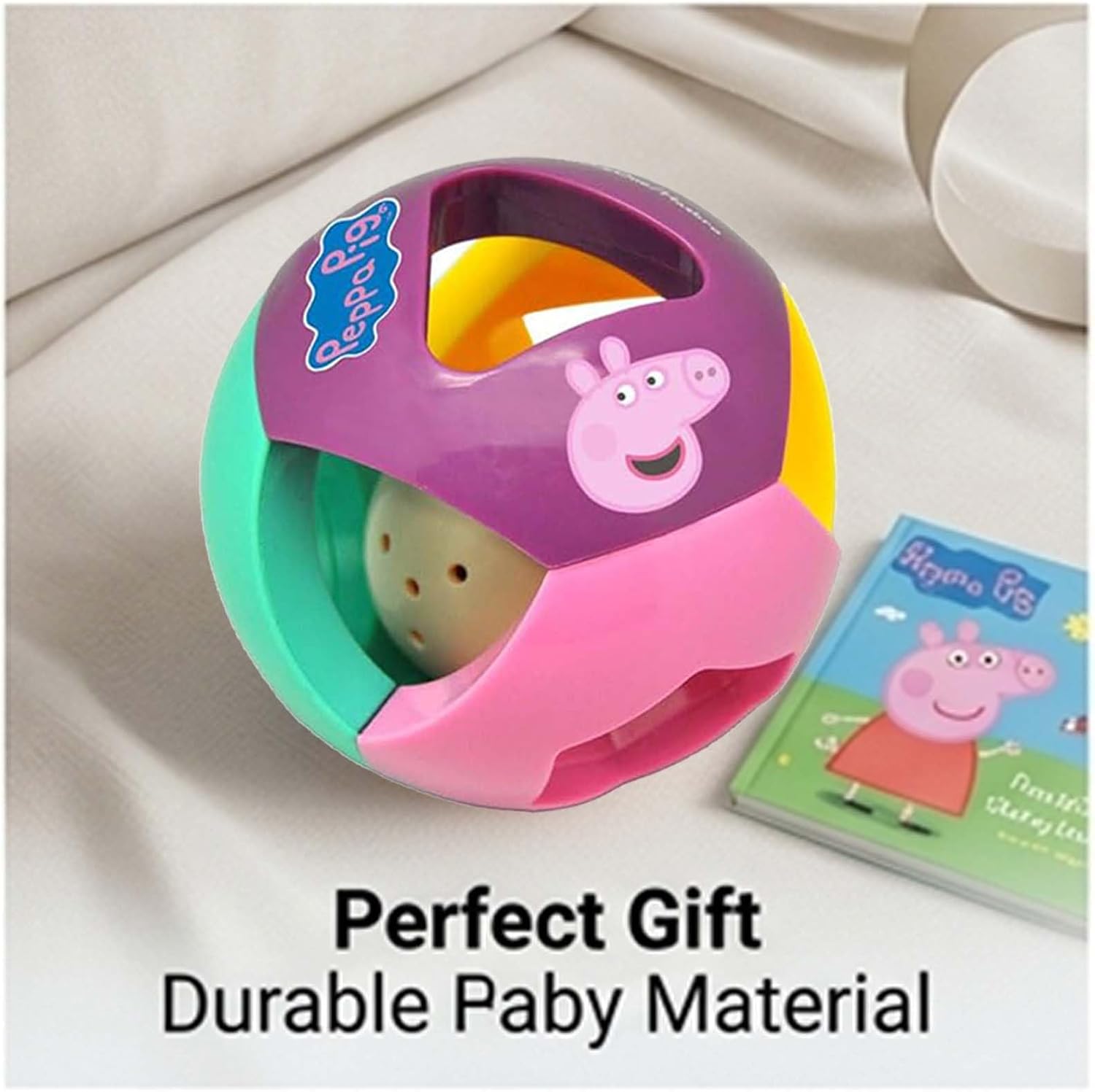 Baby Rattle Ball Sensory Toy 10cm