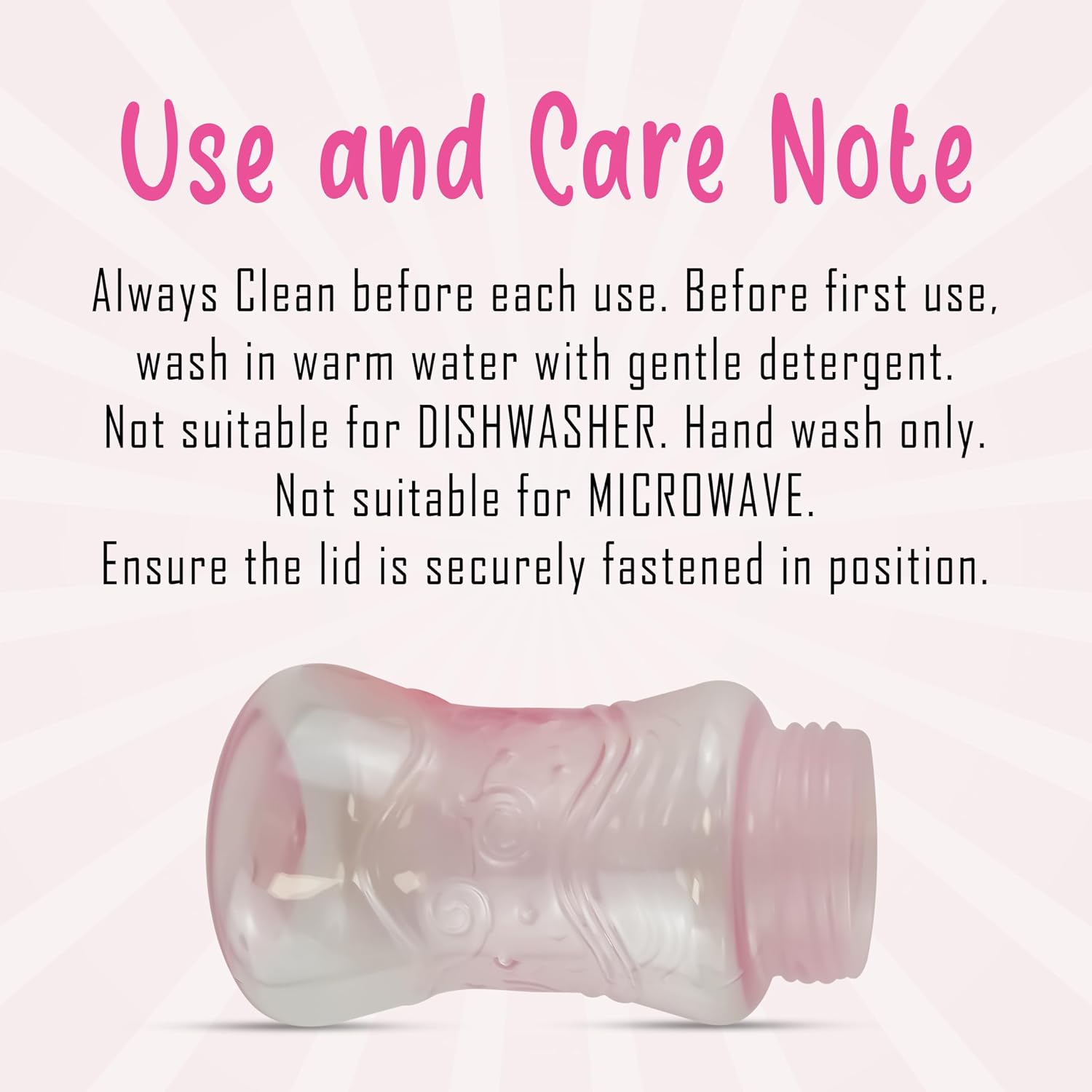 300ml Baby Sippy Cup with Pop-Up Straw 12+m