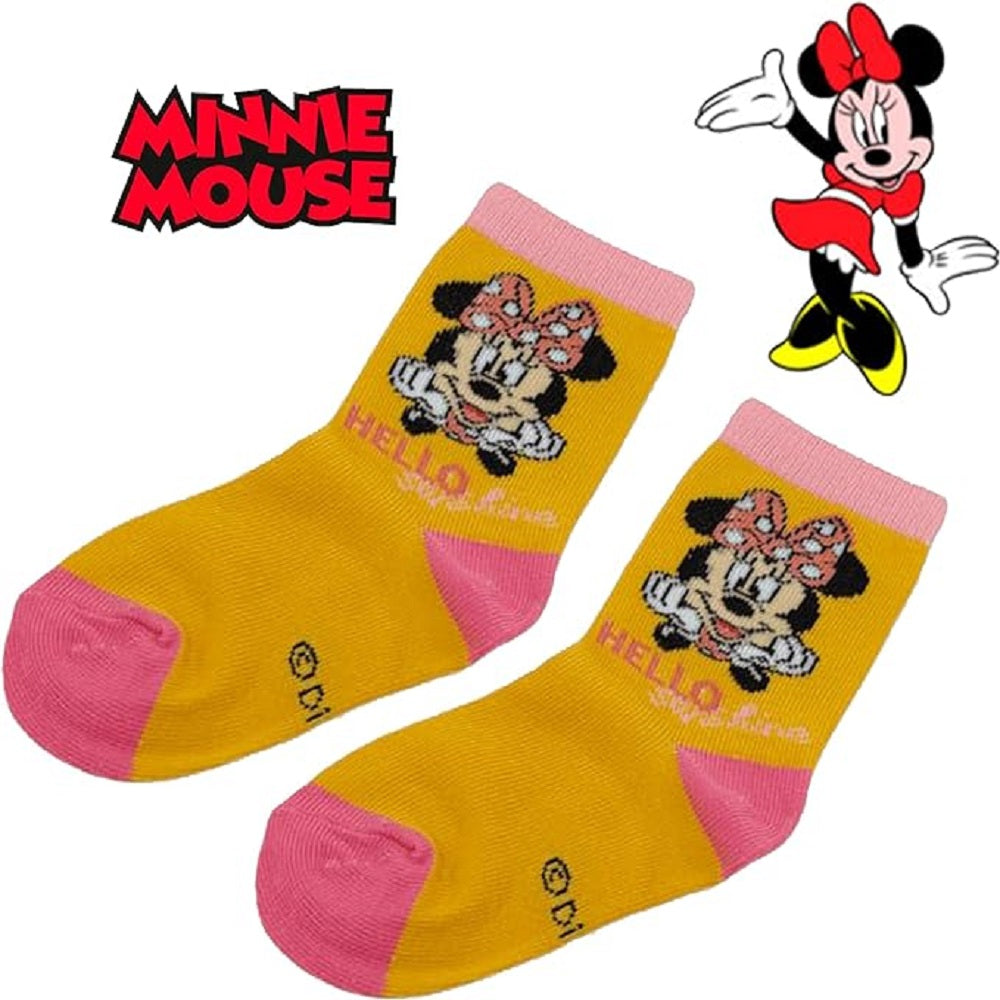 Minnie Mouse Socks 3 Pairs