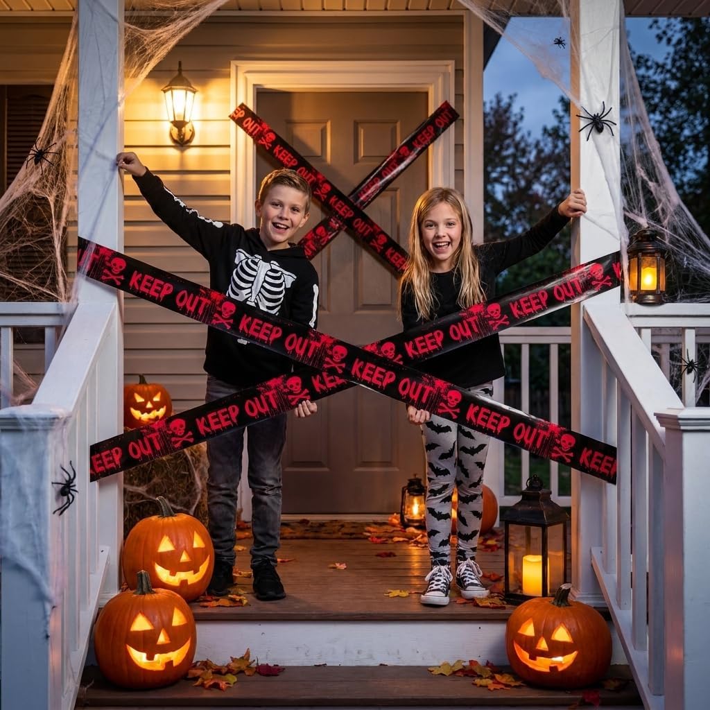 Halloween Fright Tape KEEP OUT 2 Rolls