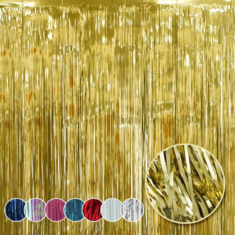 Lametta Tinsel Curtain for Christmas Decorations 50cm