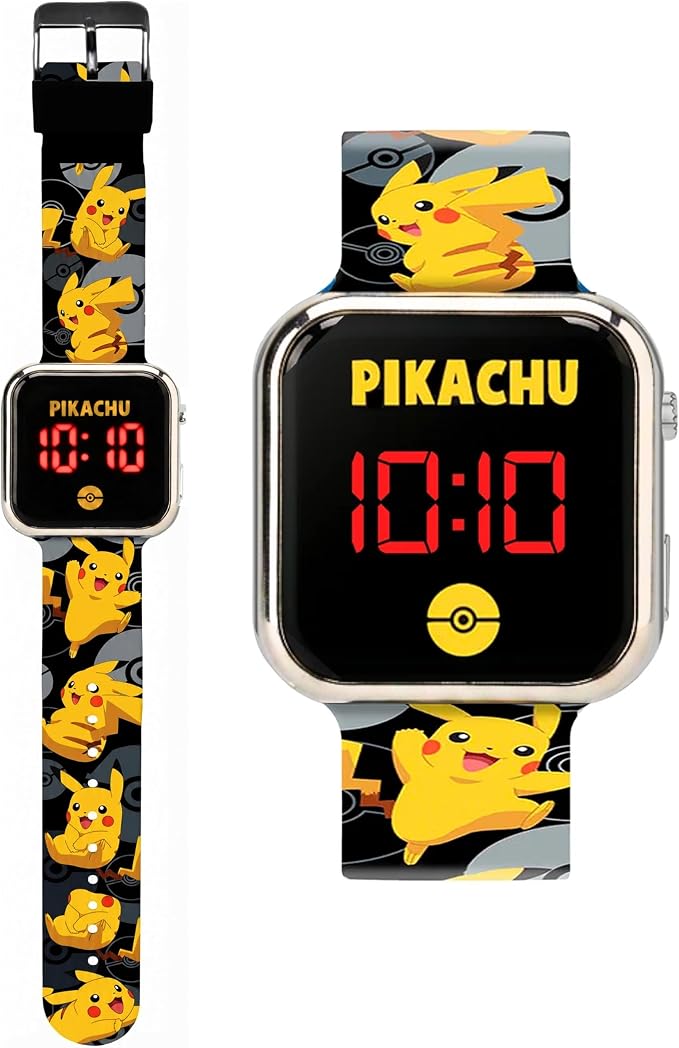 Pokemon Kids Licensed LED Wrist Watch 3.5cm