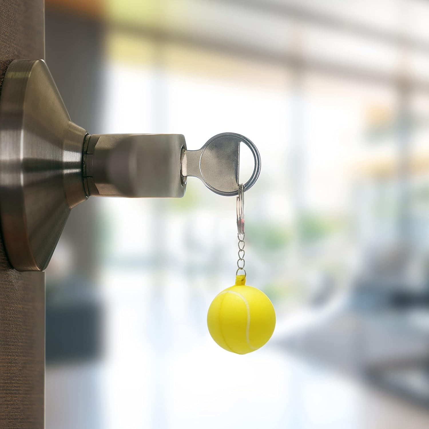 9cm Foam Sports Ball Keyring