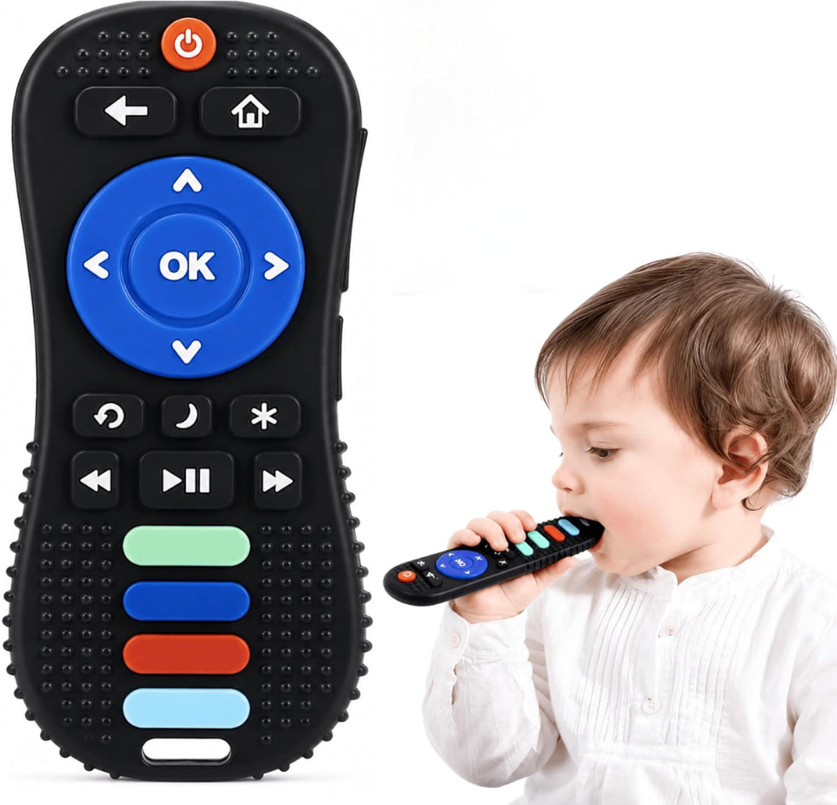 Silicone Baby Teether Remote Control Toy