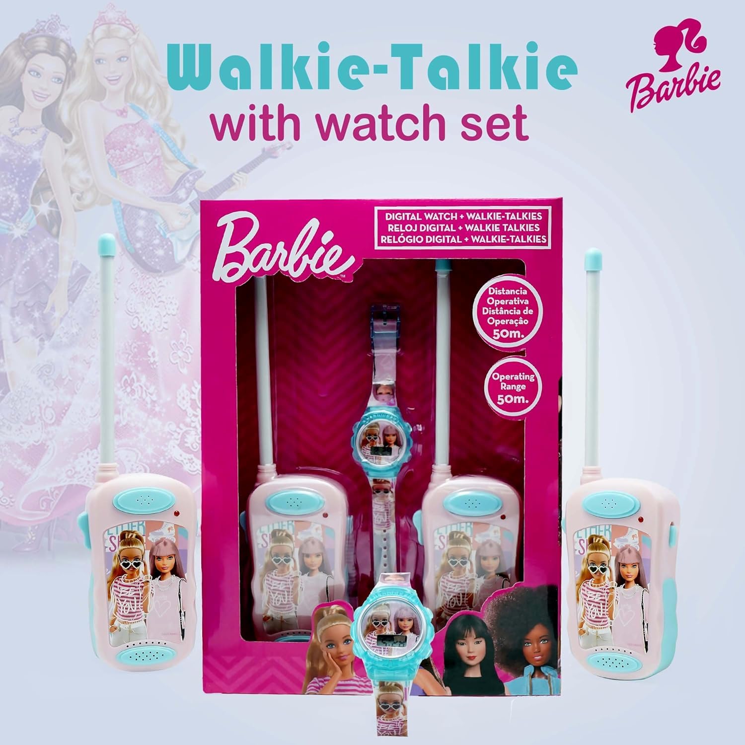 Digital Watch and Walkie Talkie Set