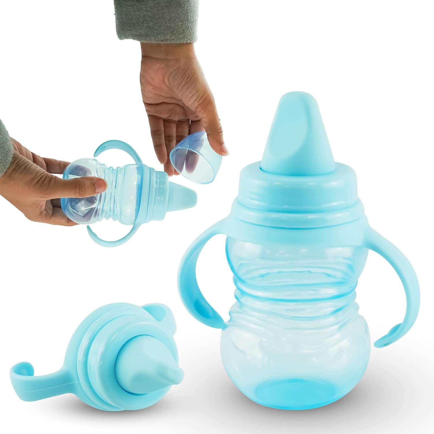 Soft Spout Sipper Bottle with Handle - 290ml/10oz
