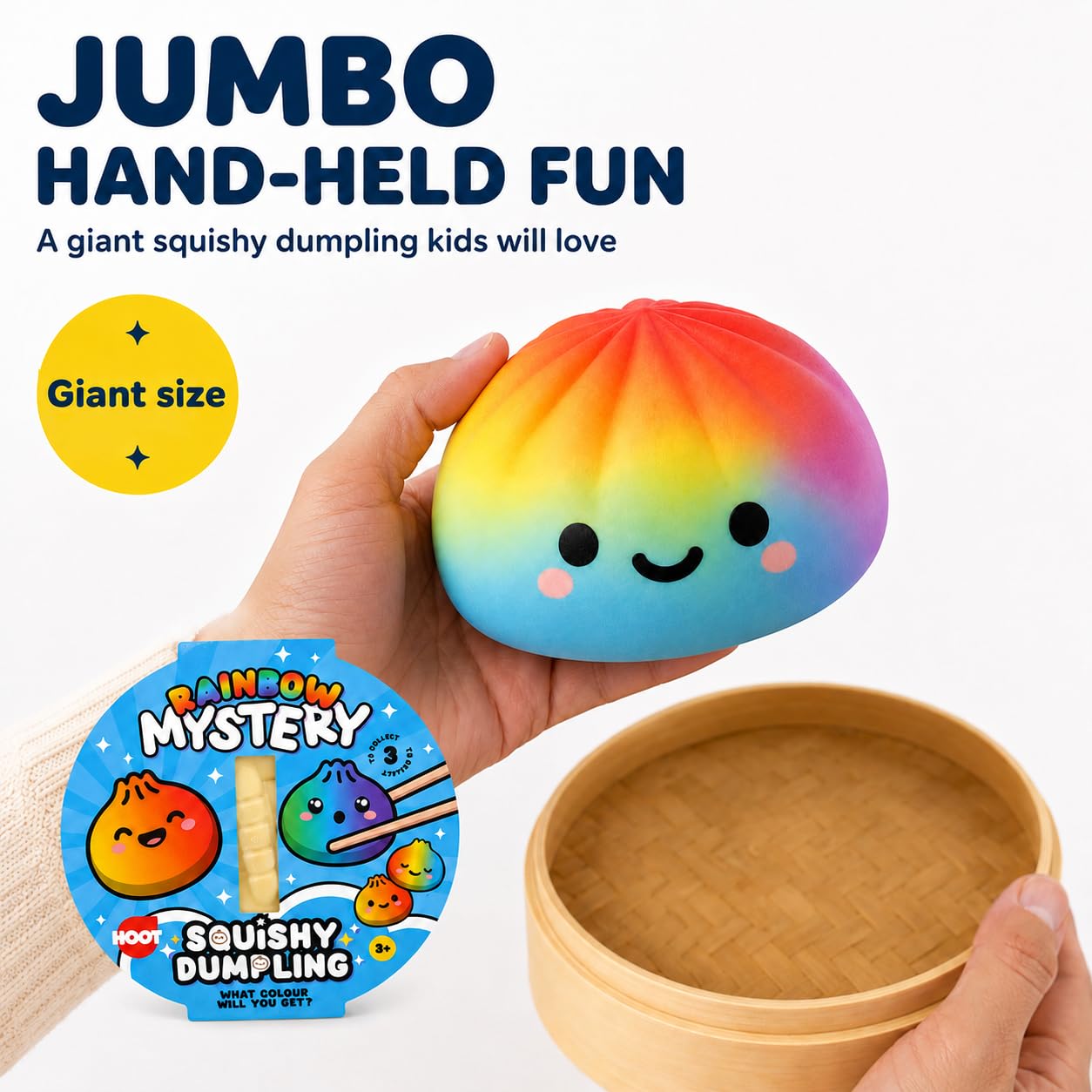 Rainbow Mystery Dumpling Toy - 8.5cm