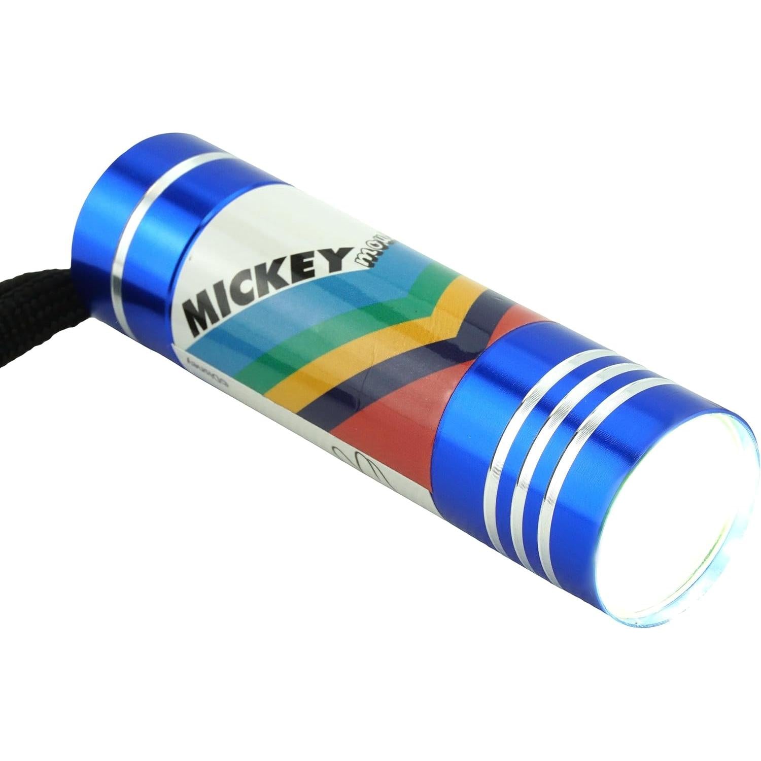 Mickey Mouse 9 LEDs Aluminium Torch for Kids - Assorted