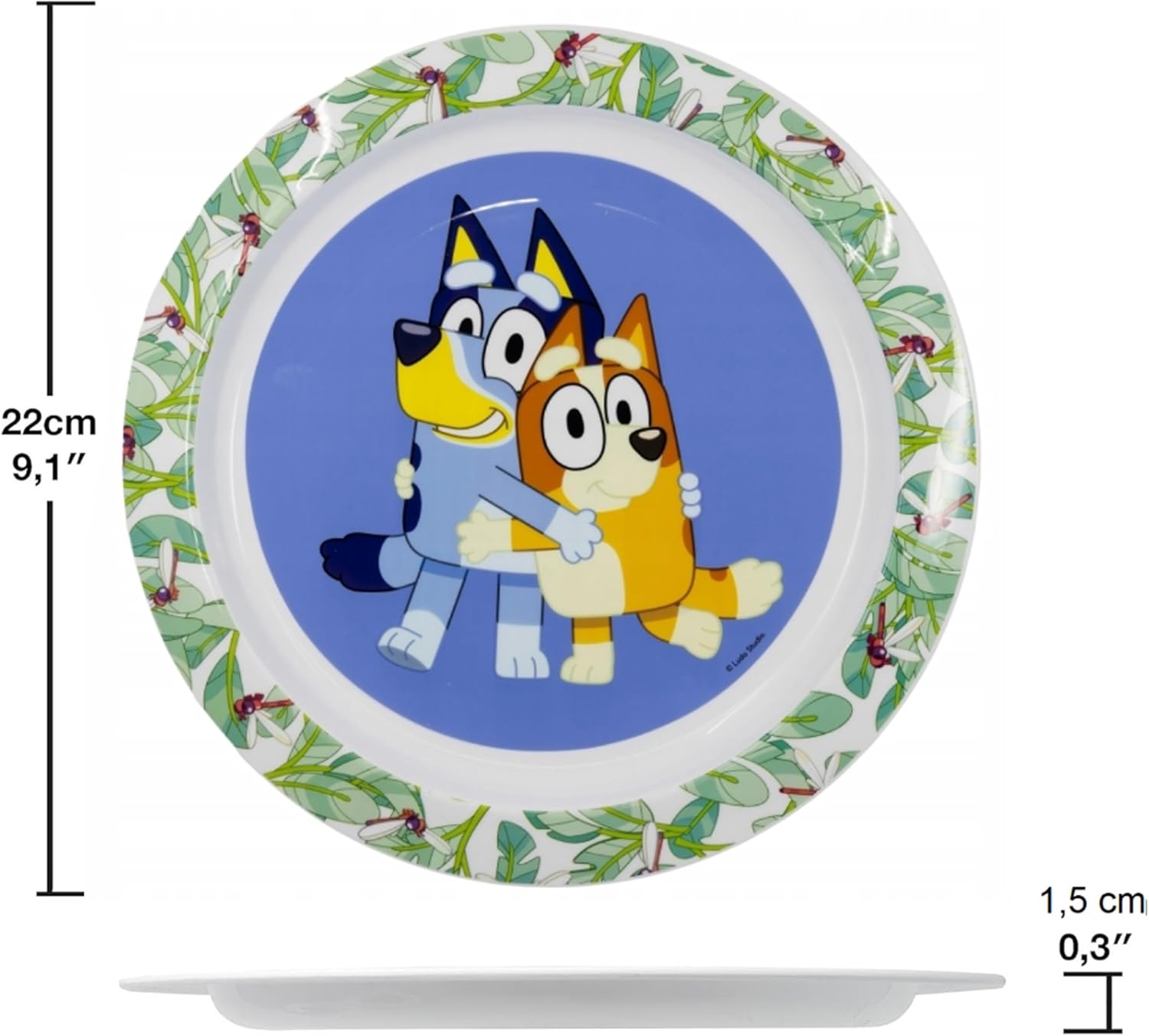5PC Kids Cartoon Reusable Dinnerware Set
