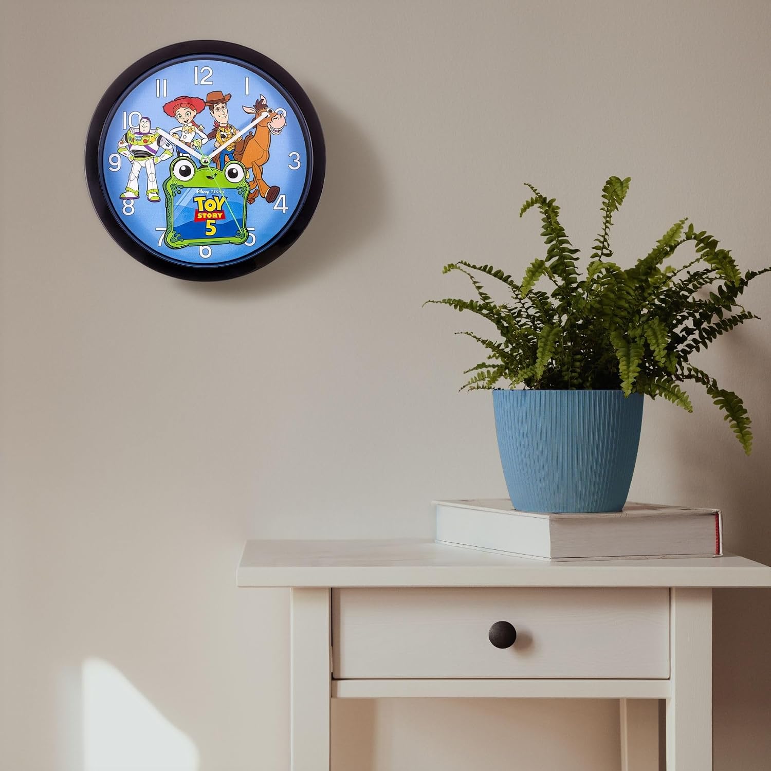 Kids Round Wall Clock 25cm