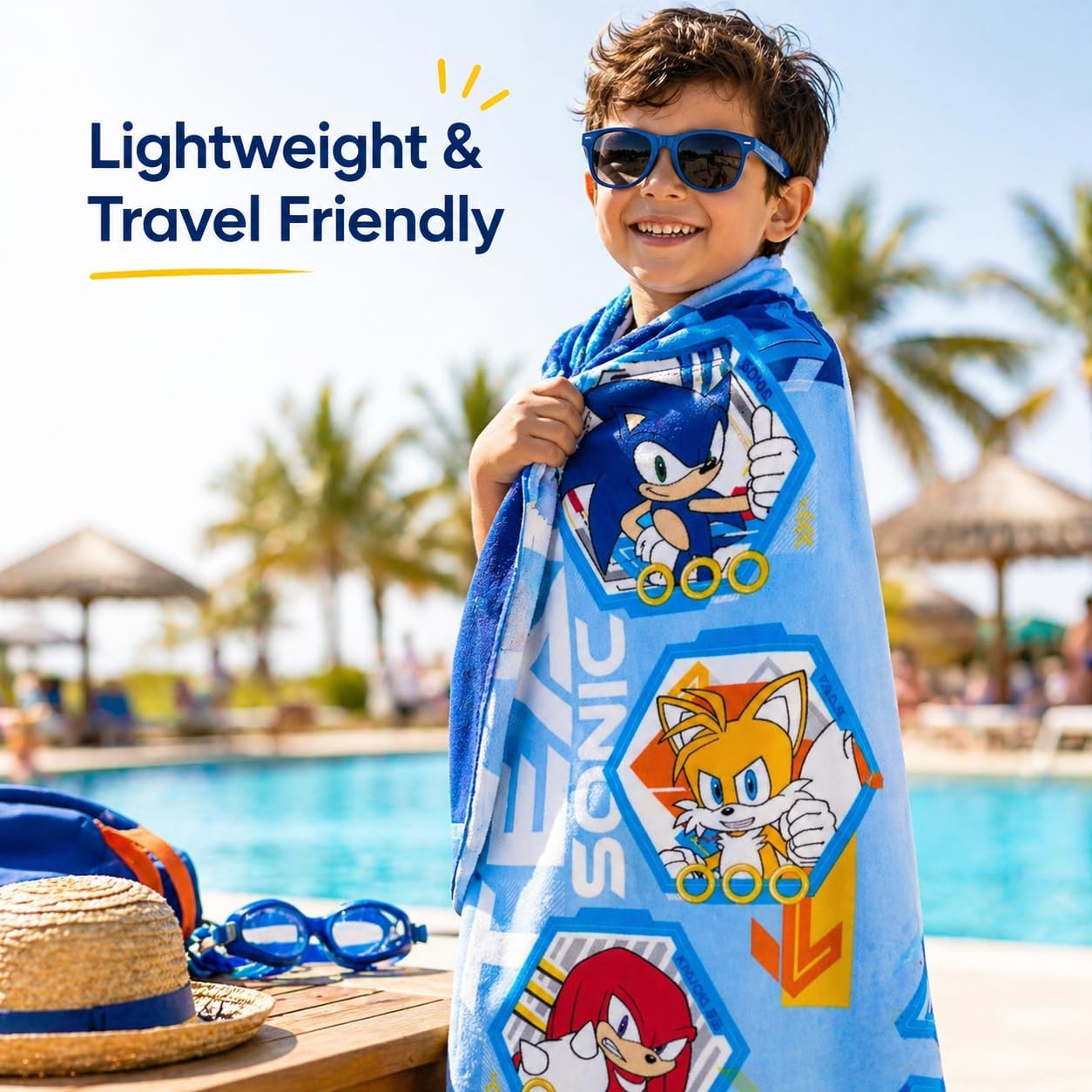 Kids Cotton Towel 140 x 70cm Assorted Characters