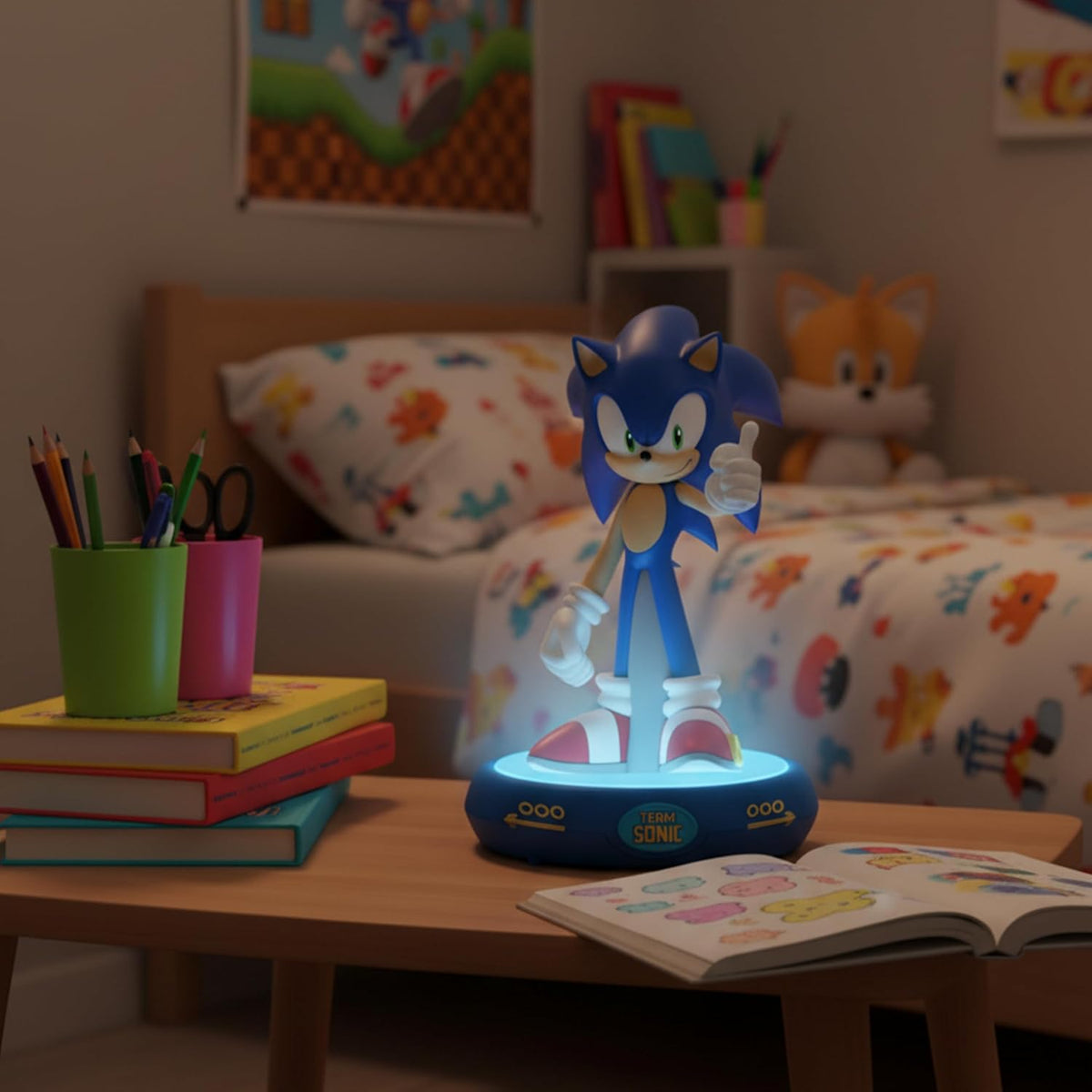 Sonic Kids Licensed 3D Figure Night Light Table Lamp – view 4