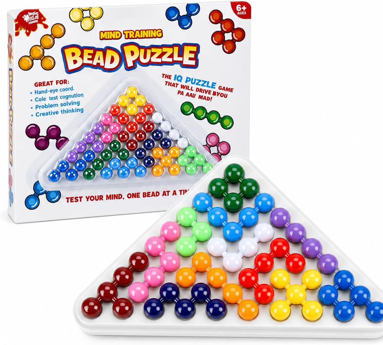 IQ Bead Puzzle Brain Game 6+