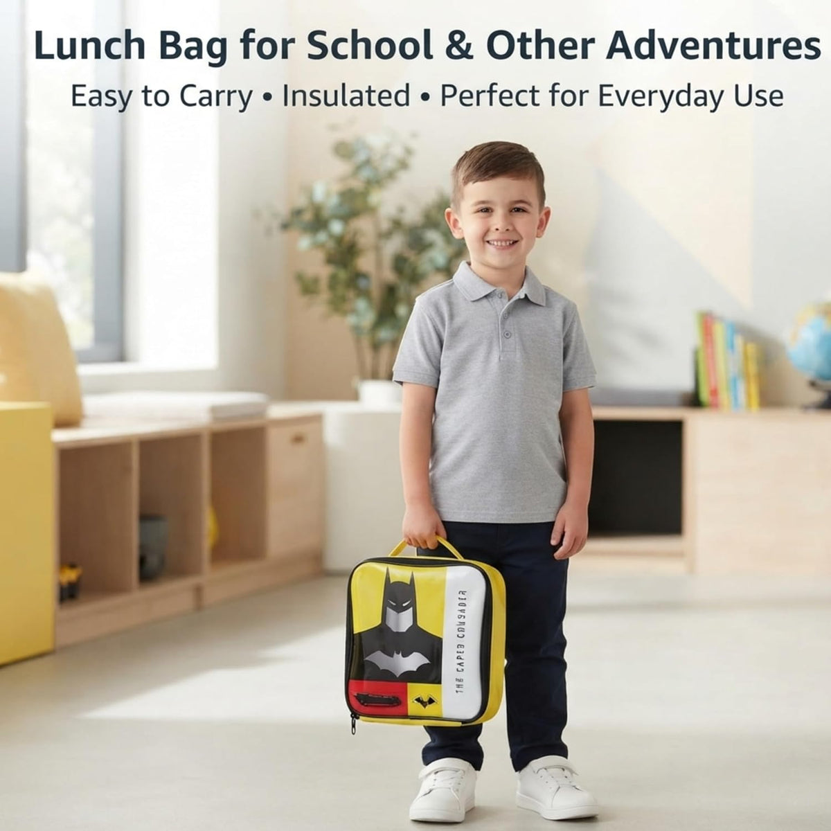 Batman Kids Thermal Lunch Bag - 22cm – view 8