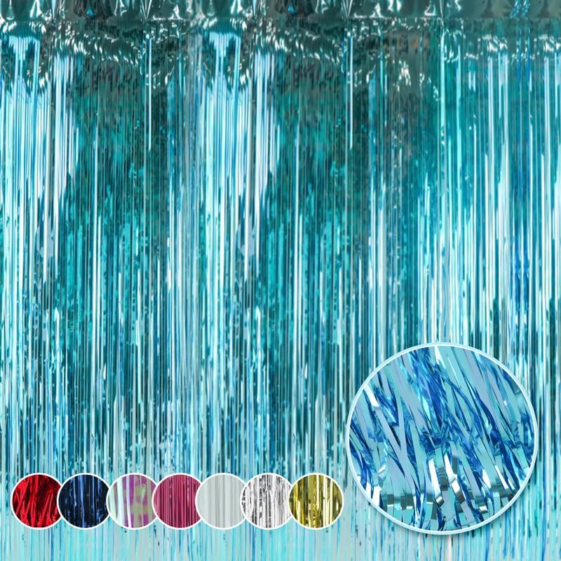 Lametta Tinsel Curtain for Christmas Decorations 50cm