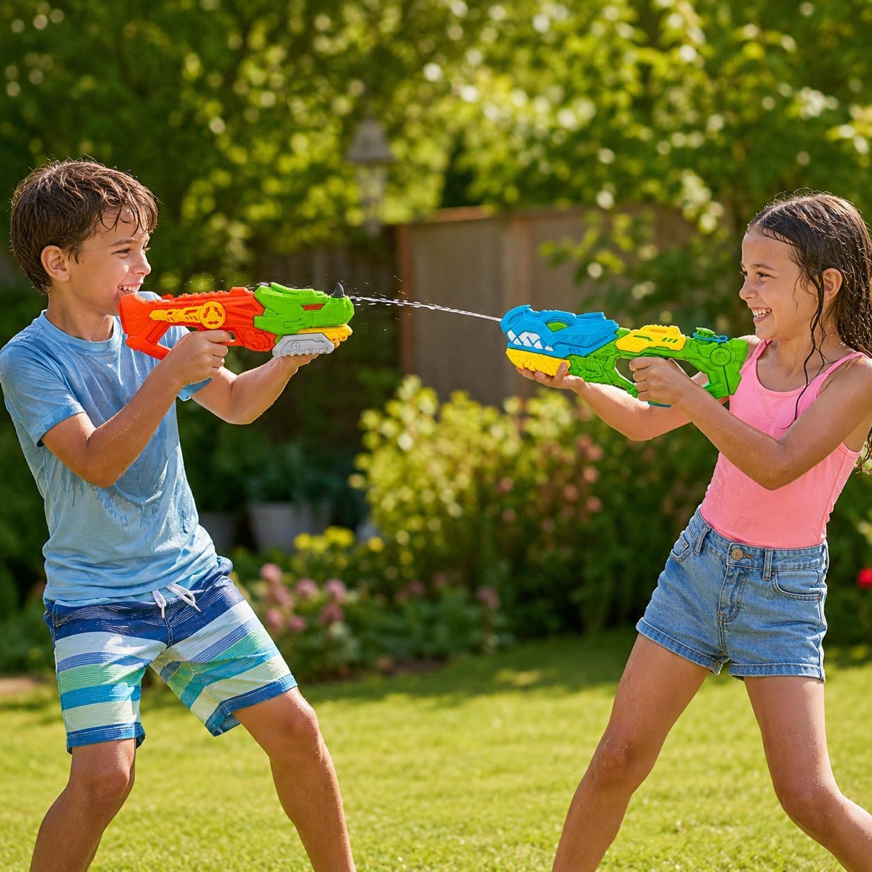 51cm Dinosaur 1000ml Water Blaster 9-10M Range