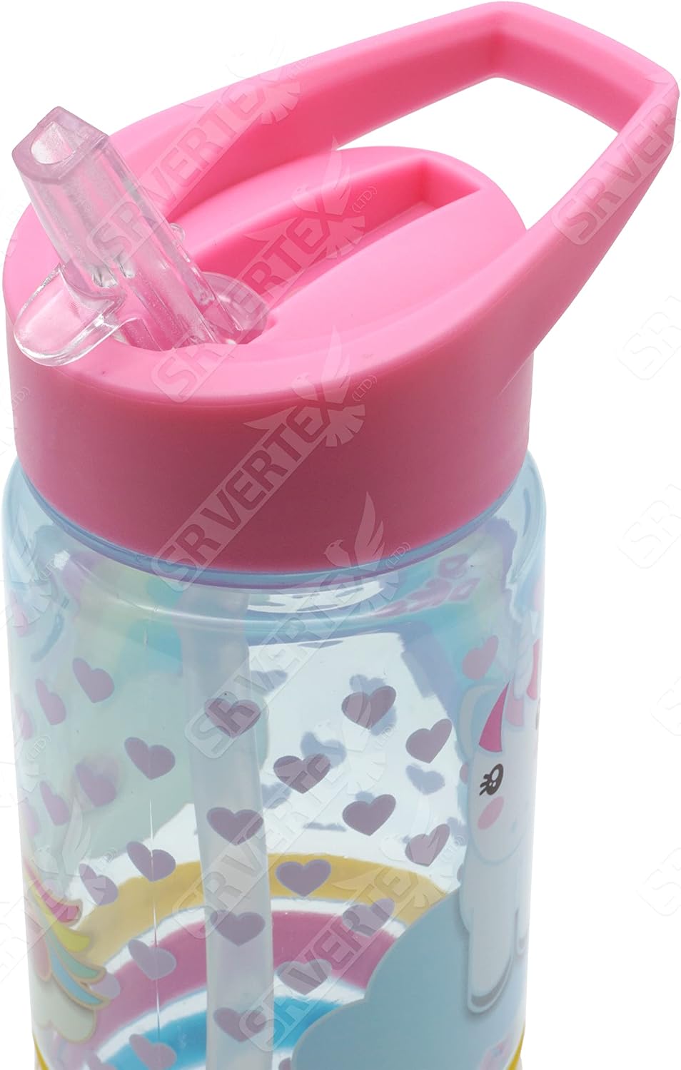 500ml Straw Sipper Kids Drink Bottle