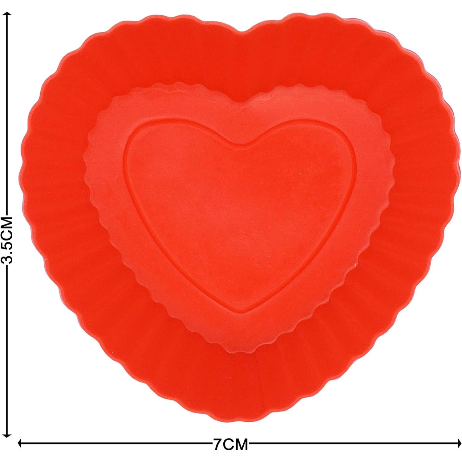 Reusable Silicone Muffin Cases Non-Stick Assorted Baking Moulds