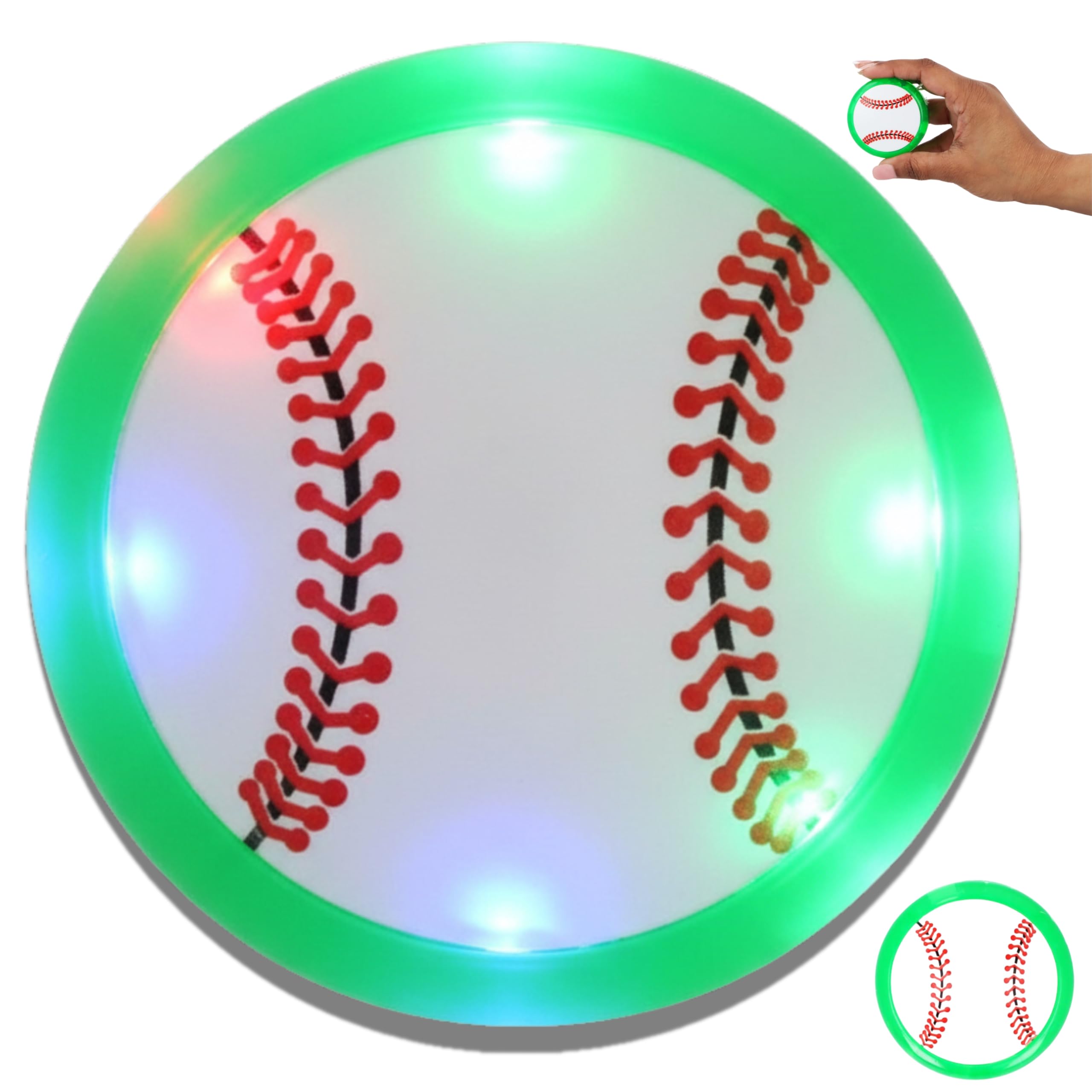 Plastic LED Light Up Sports Ball YoYo 5.5cm