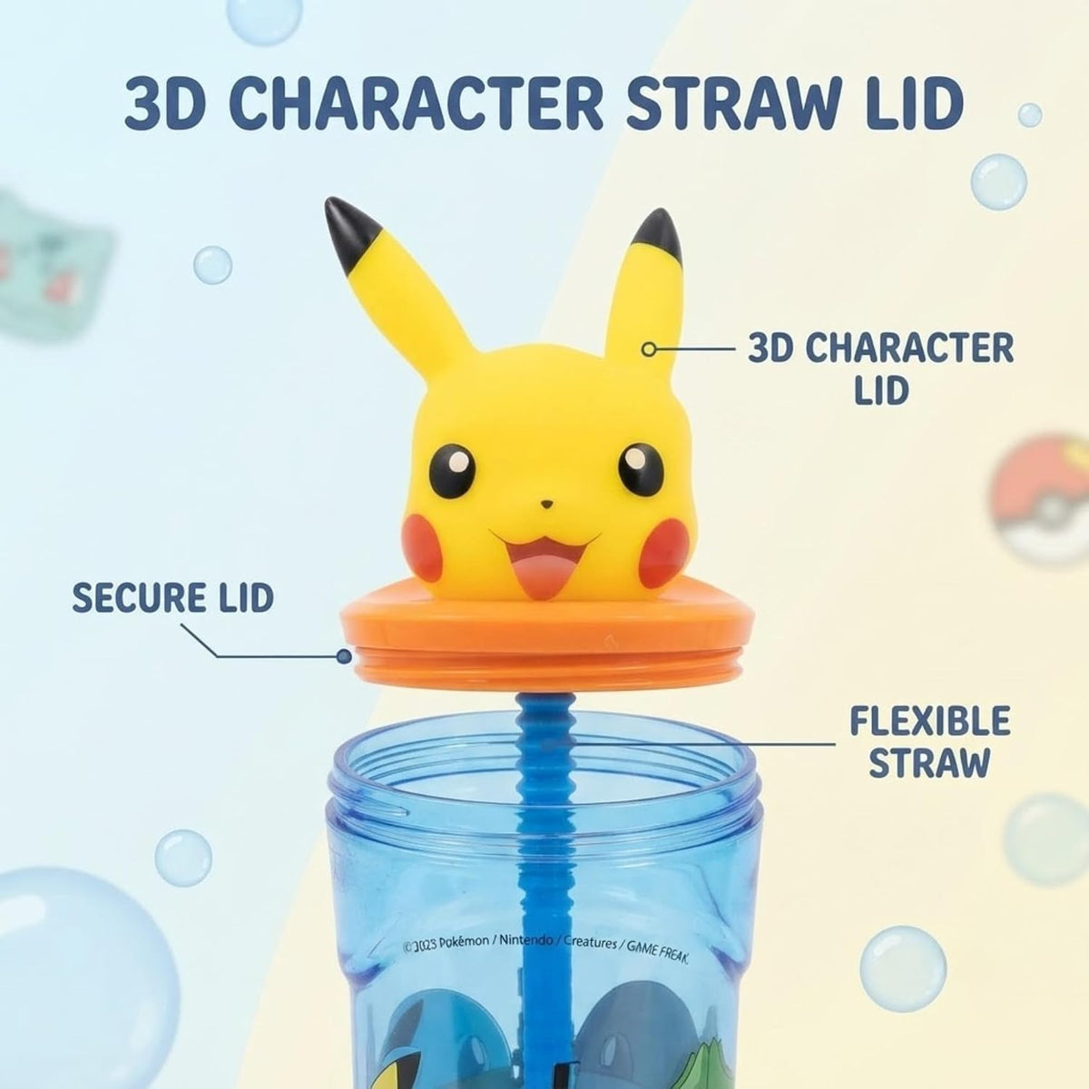 3D Figurine Pokemon Tumbler - 360ml – view 3