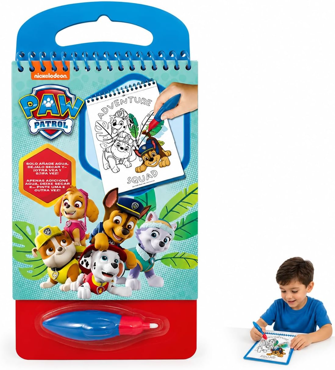 Paw Patrol Aqua Magic Colouring Book with Water Pen