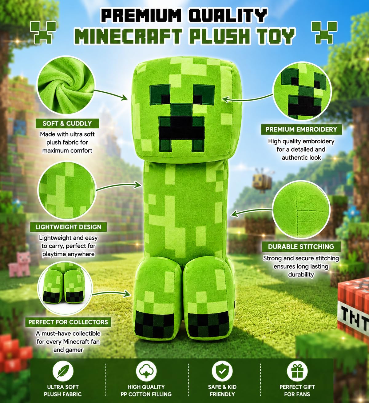3D Plush Toy 30cm - Assorted Character
