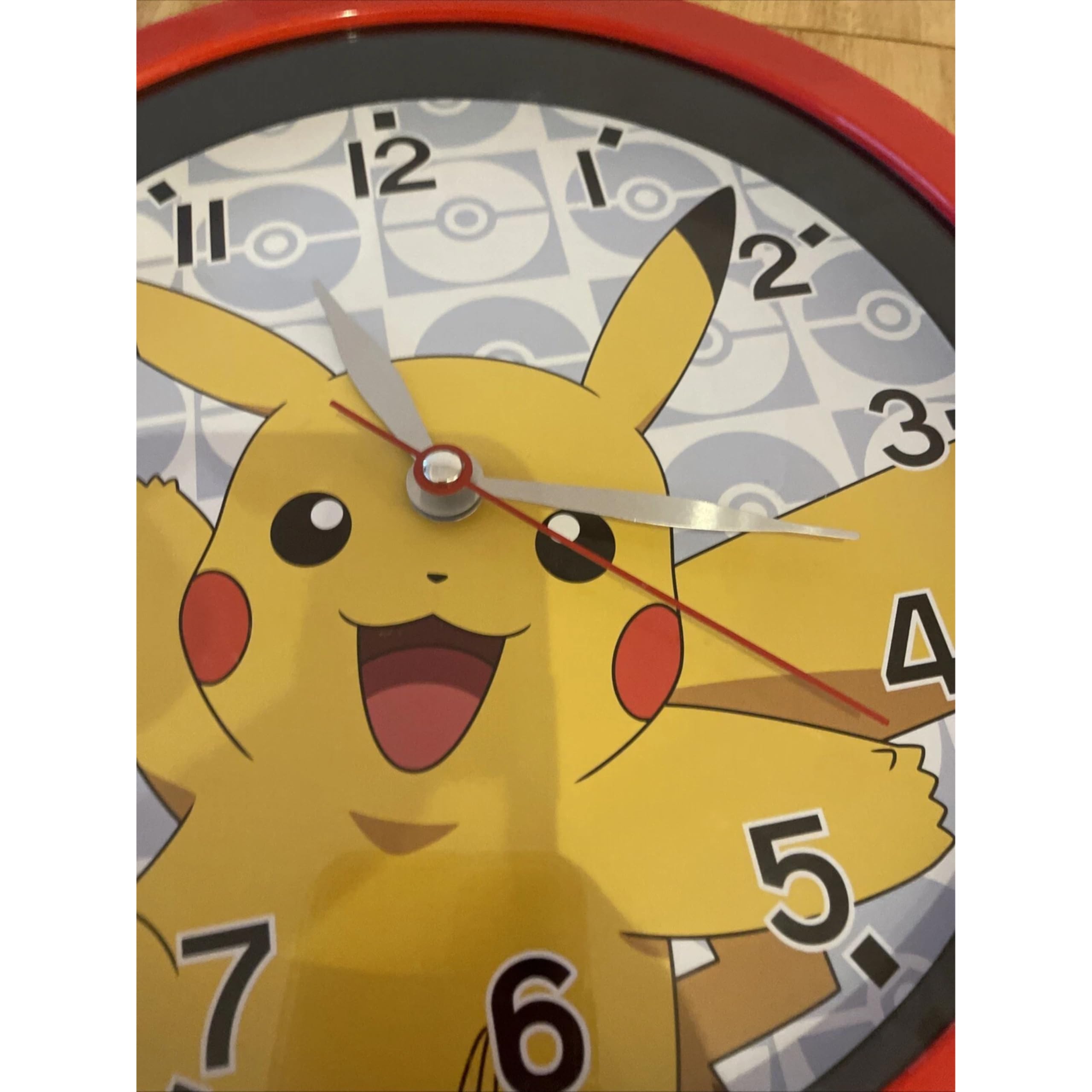 Children Modern Wall Clock Battery Operated, Wall Decor Gift for Kids