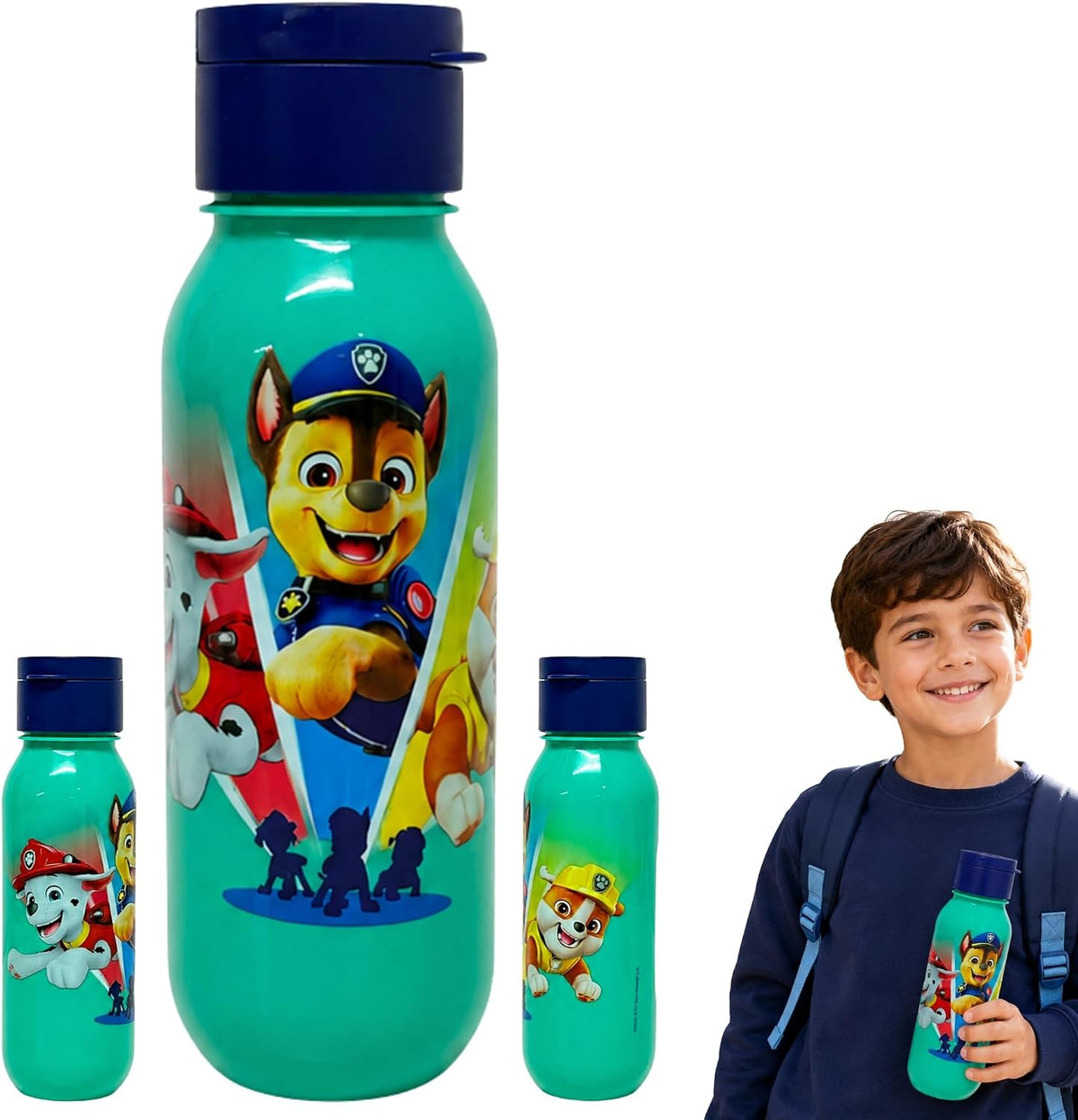 Paw Patrol 500ml Antibacterial Water Bottle