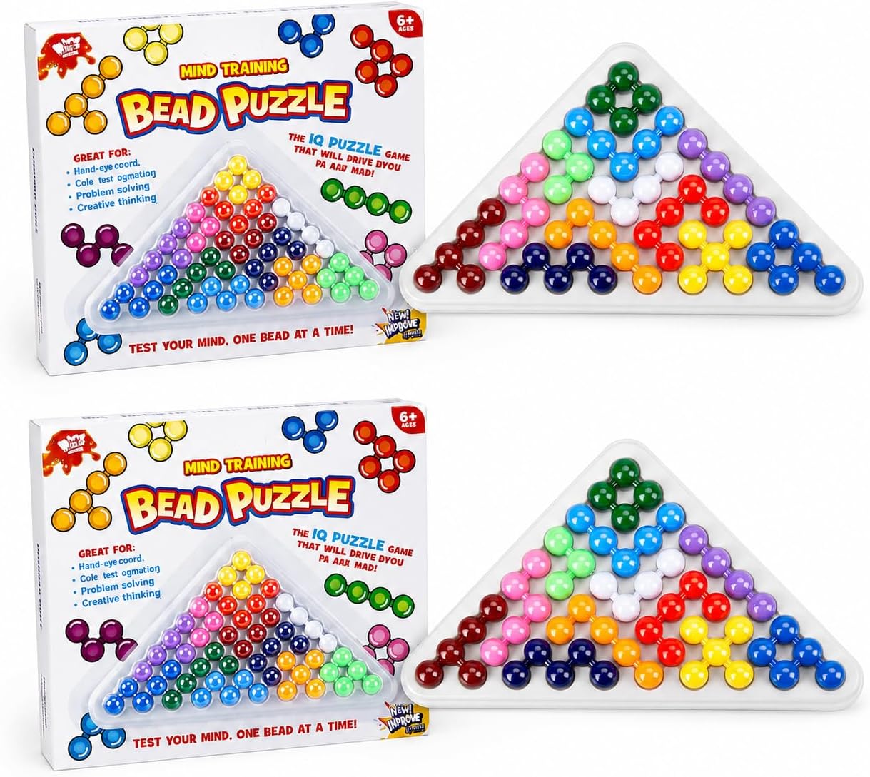 IQ Bead Puzzle Brain Game 6+