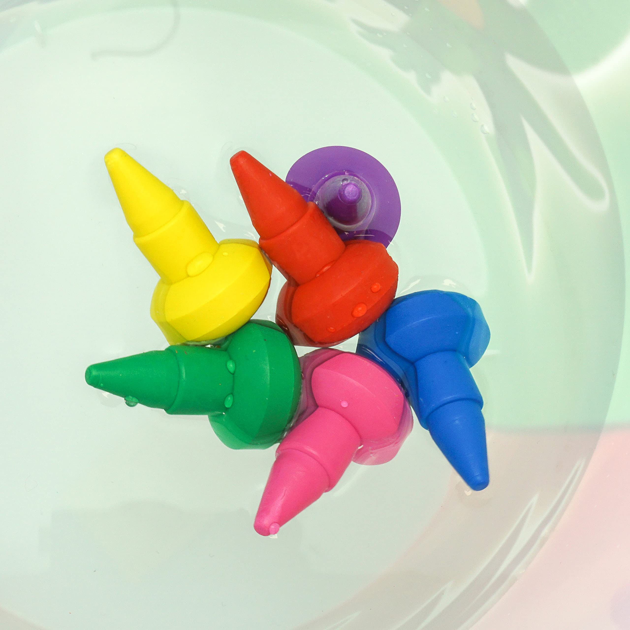 Kids Easy Grip Stackable & Non-Toxic Wax Crayons