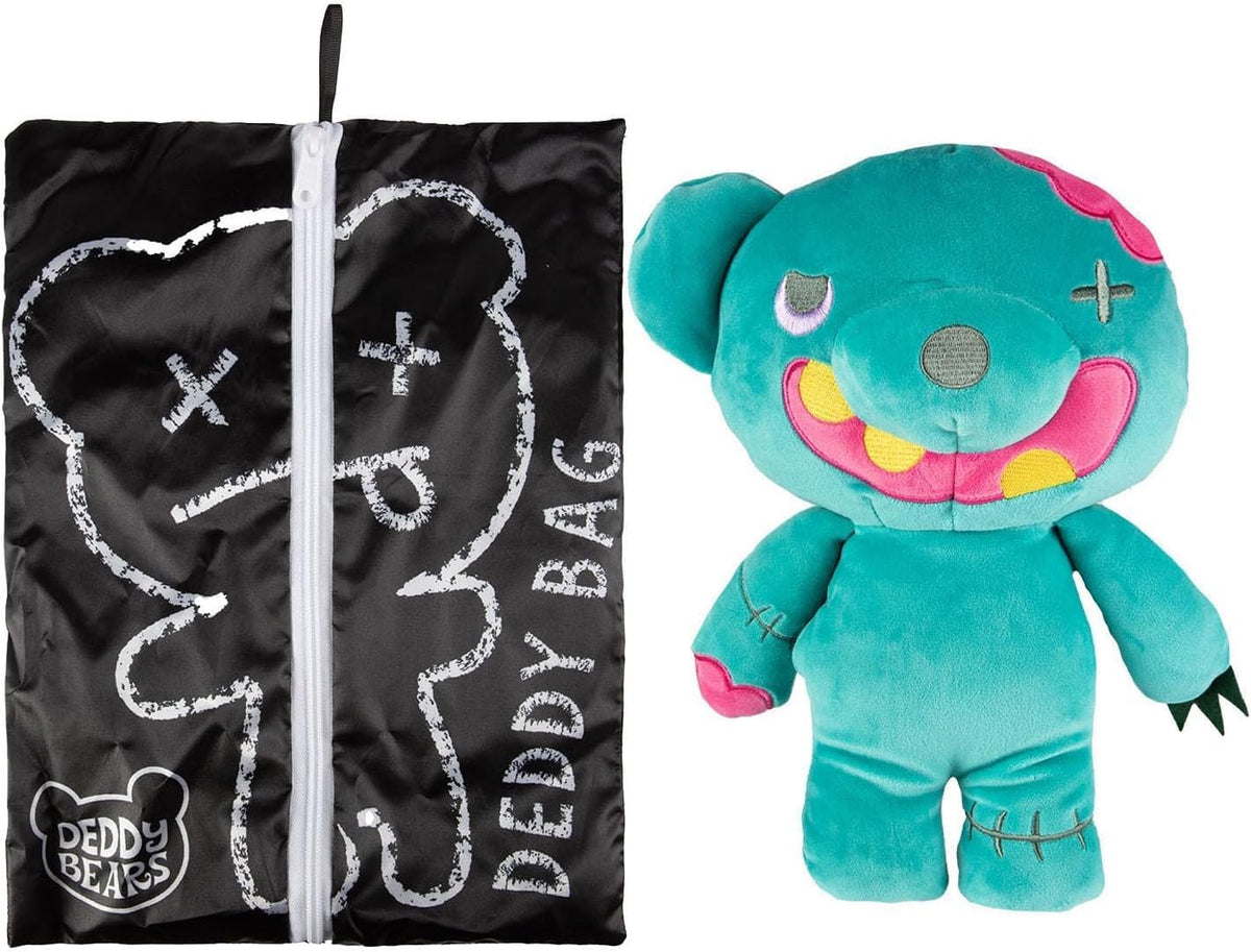 Zombear Halloween Plush Deddy Bear Zip Body Bag 30cm