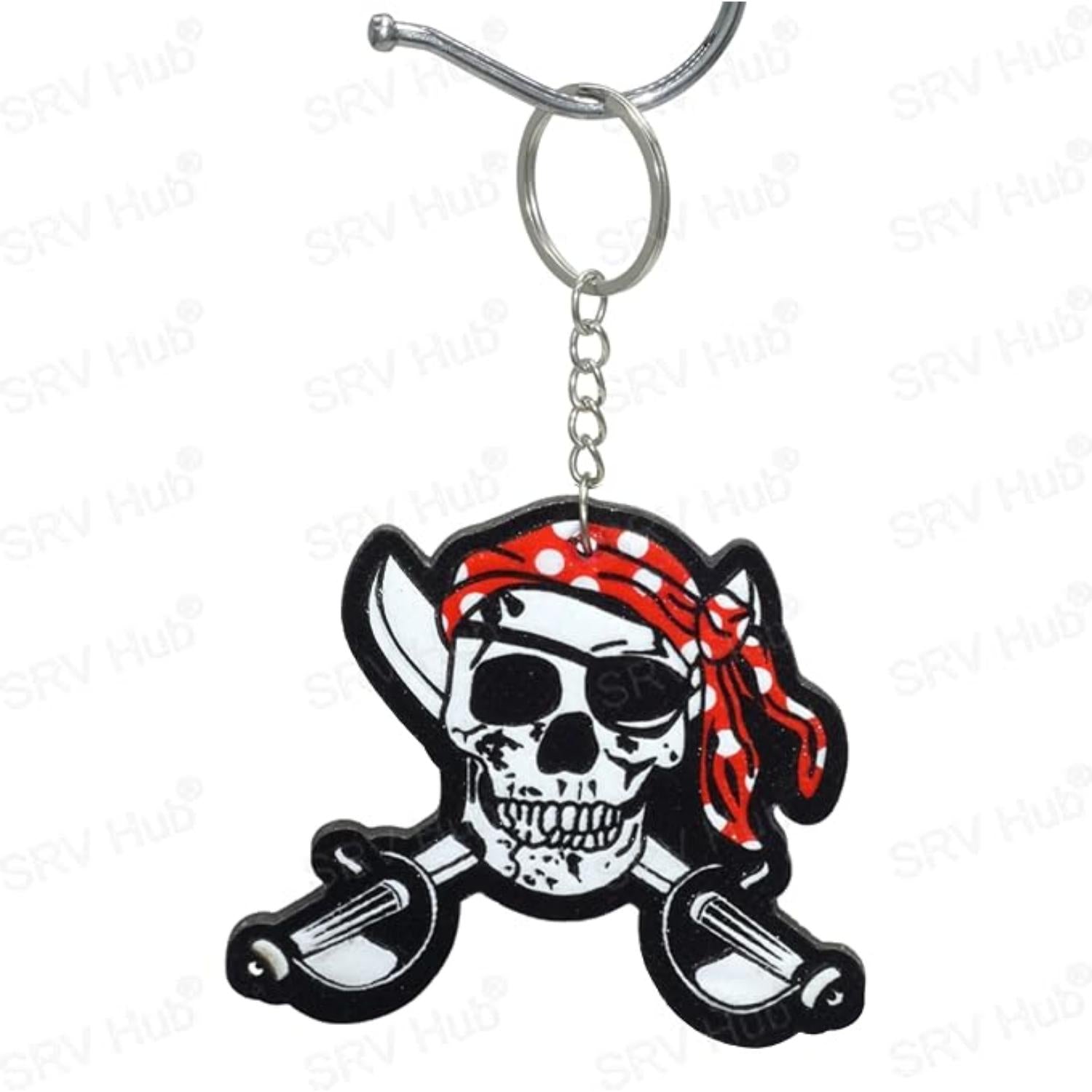 Pirate Keychains Foamex Keyring - Assorted