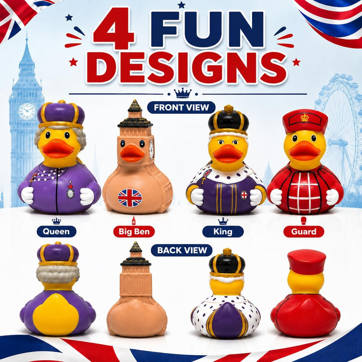 British London Rubber Duck 9cm